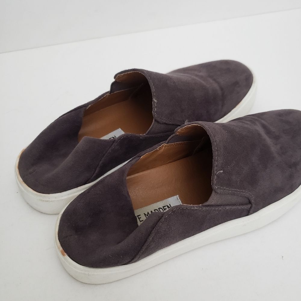 Steve Madden Fayna Faux Suede Slip On Sneakers Shoes Womens Size 7.5 - Picture 11 of 13